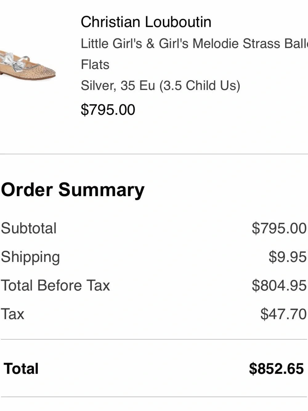 Christian Louboutin Kids Tan Mary Jane Shoes with Silver Trim & Studs